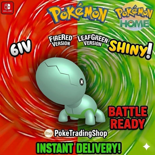 SHINY TRAPINCH Pokémon FireRed LeafGreen Authentic 6IV Collection Pokémon HOME Transfer Switch 2 30th Anniversary Custom Pokedex - Instant Delivery Trade