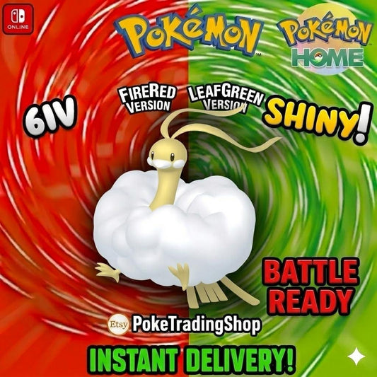 SHINY ALTARIA Pokémon FireRed LeafGreen Authentic 6IV Collection Pokémon HOME Transfer Switch 2 30th Anniversary Custom Pokedex - Instant Delivery Trade