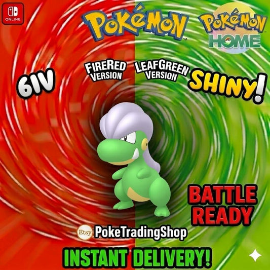SHINY BAGON Pokémon FireRed LeafGreen Authentic 6IV Collection Pokémon HOME Transfer Switch 2 30th Anniversary Custom Pokedex - Instant Delivery Trade