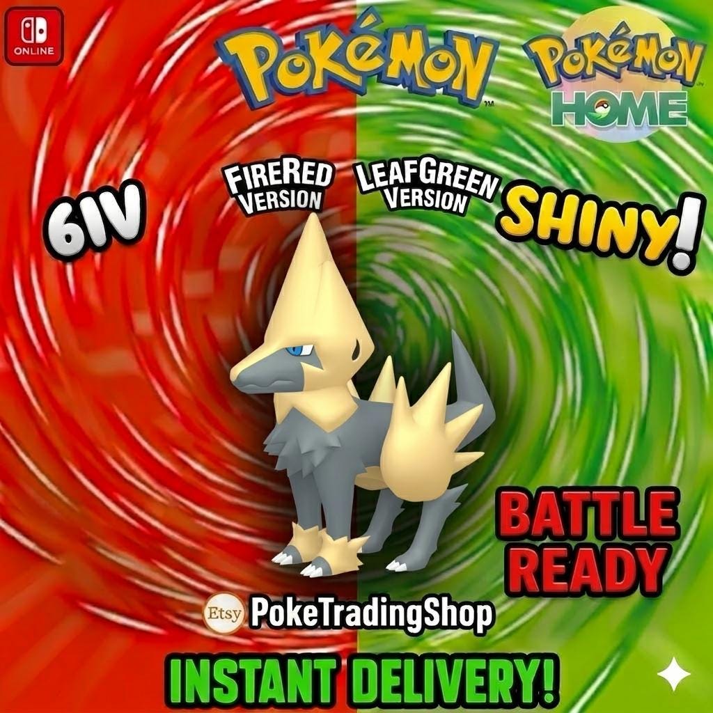 SHINY MANECTRIC Pokémon FireRed LeafGreen Authentic 6IV Collection Pokémon HOME Transfer Switch 2 30th Anniversary Custom Pokedex - Instant Delivery Trade