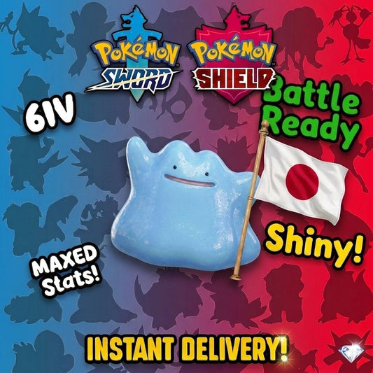 SHINY 6IV DITTO Bold Japanese Masuda Pokémon Breeding Shiny Ditto Pokémon SWSH 6IV Pokémon Shiny Masuda Trade