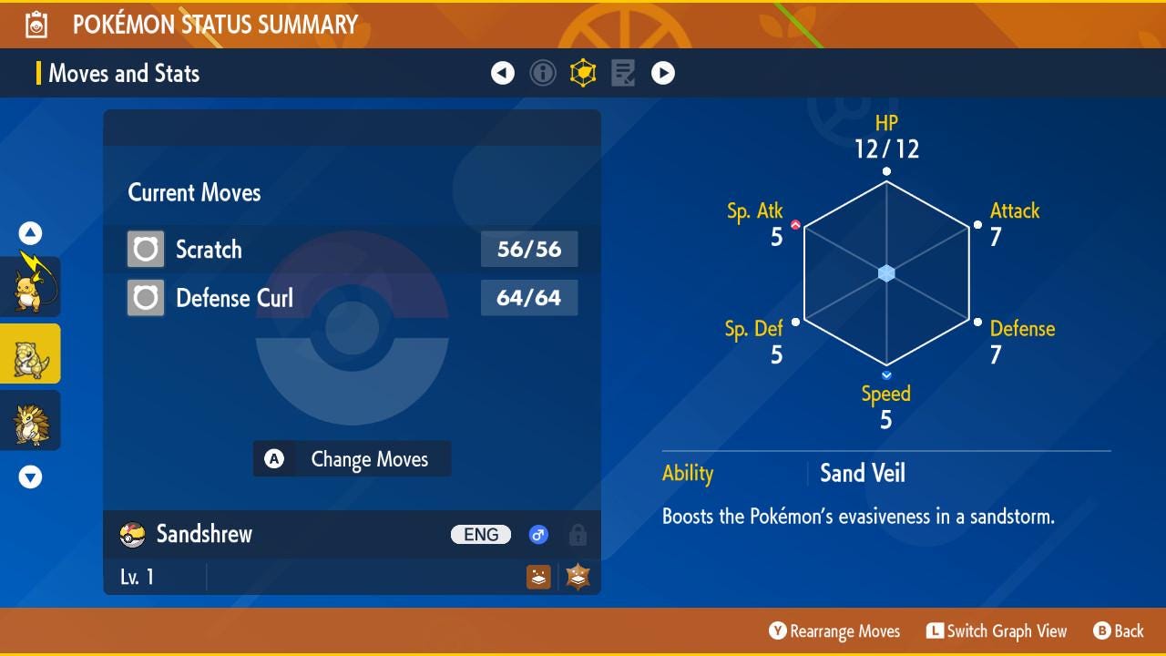 Pokemon Scarlet and Violet Shiny SANDSHREW 6IV Competitive Battle Ready - Pokémon Scarlet & Violet digital Pokémon trade