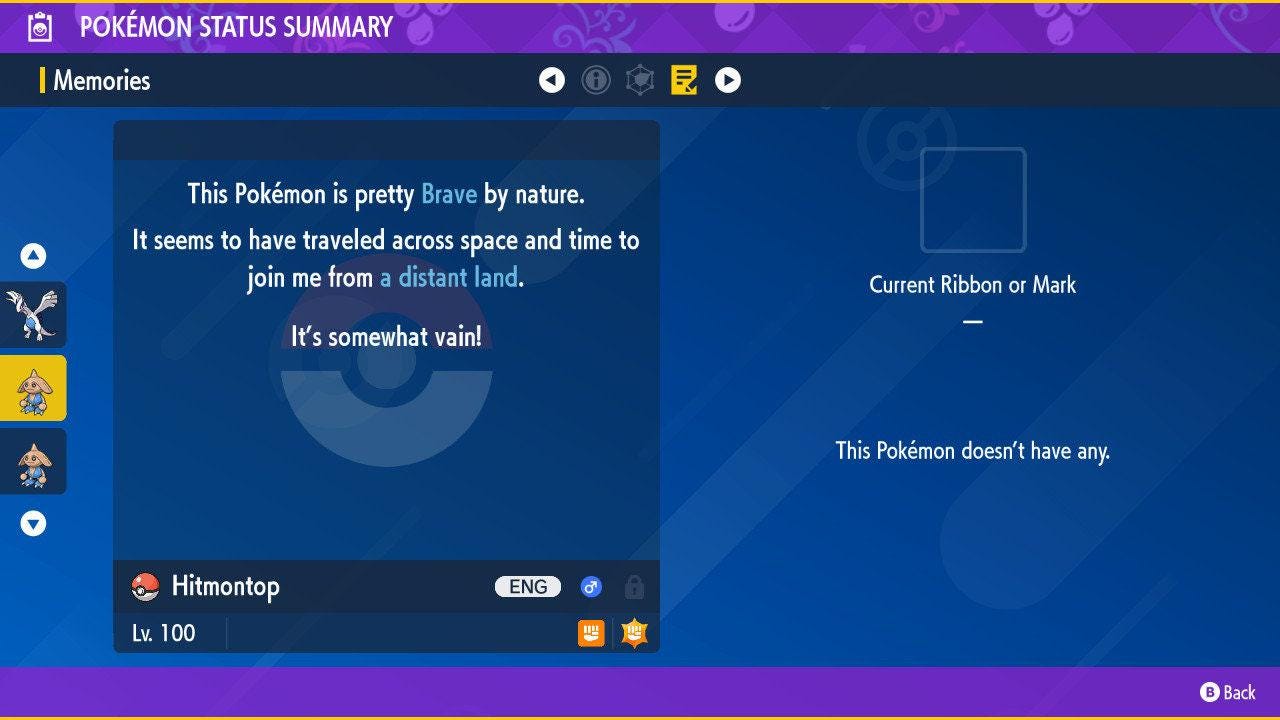 Shiny HITMONTOP Pokémon Scarlet Violet 6IV Competitive Battle Ready - Pokémon Scarlet & Violet digital Pokémon trade image 3