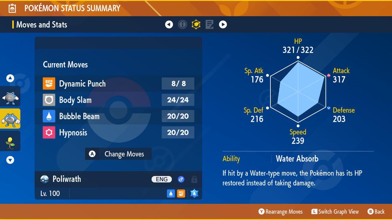 Pokemon Scarlet and Violet Shiny POLIWRATH 6IV Competitive Battle Ready - Pokémon Scarlet & Violet digital Pokémon trade