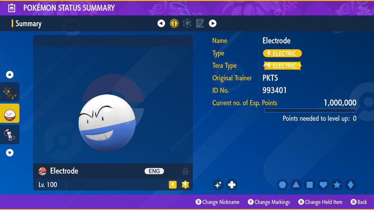 Shiny ELECTRODE Pokémon Scarlet Violet 6IV Competitive Battle Ready - Pokémon Scarlet & Violet digital Pokémon trade image 2