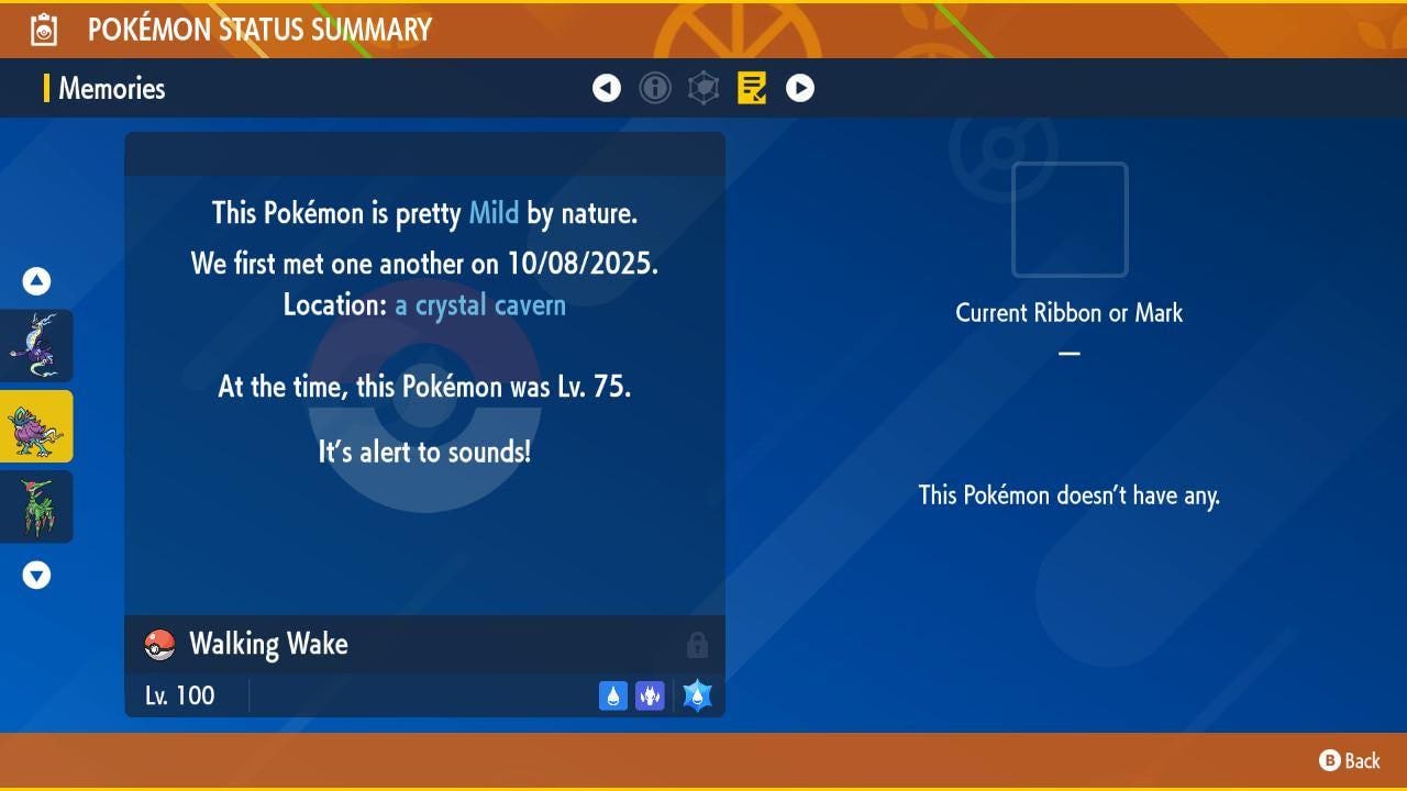 Non Shiny WALKING WAKE Ev Trained Scarlet Violet Pokémon Battle Ready Competitive Free Bonus – image 3