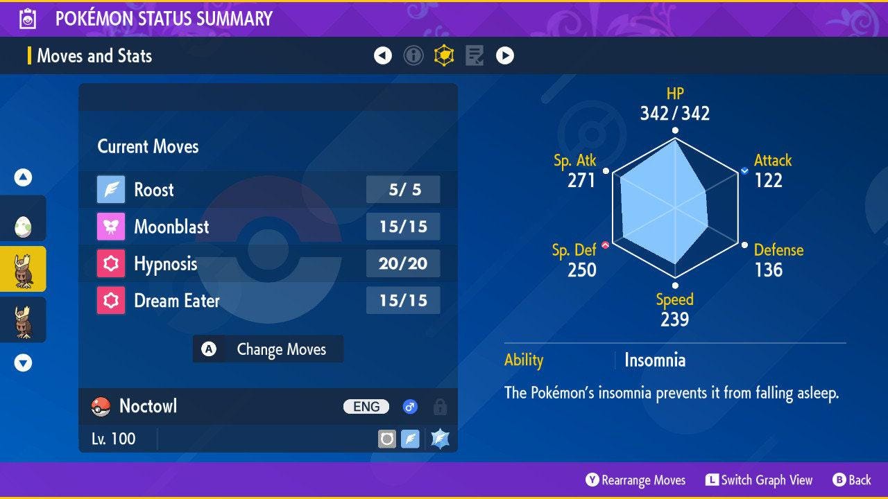 Shiny NOCTOWL Pokémon Scarlet Violet 6IV Competitive Battle Ready - Pokémon Scarlet & Violet digital Pokémon trade image 2