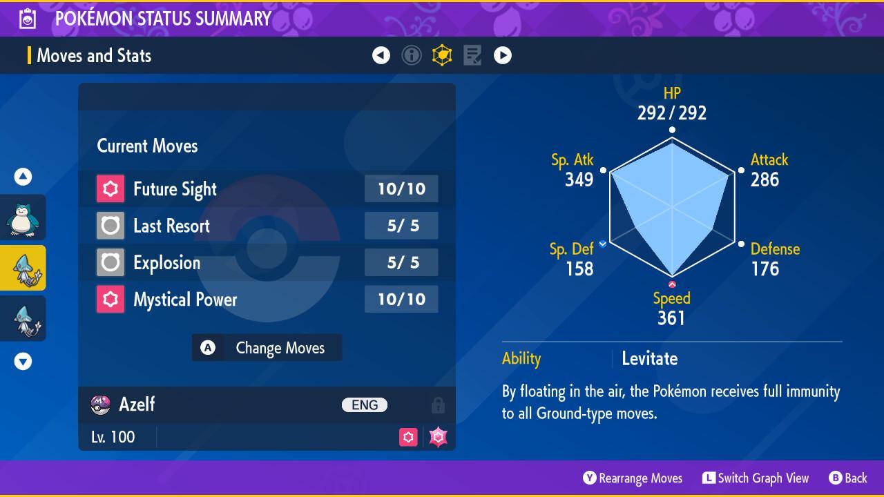 Shiny AZELF Pokémon Scarlet Violet 6IV Competitive Battle Ready - Pokémon Scarlet & Violet digital Pokémon trade image 3