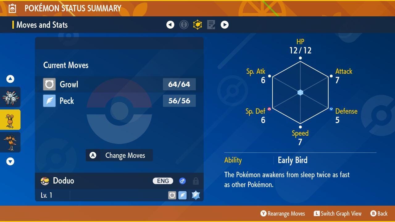 Pokemon Scarlet and Violet Shiny DODUO 6IV Competitive Battle Ready - Pokémon Scarlet & Violet digital Pokémon trade image 2