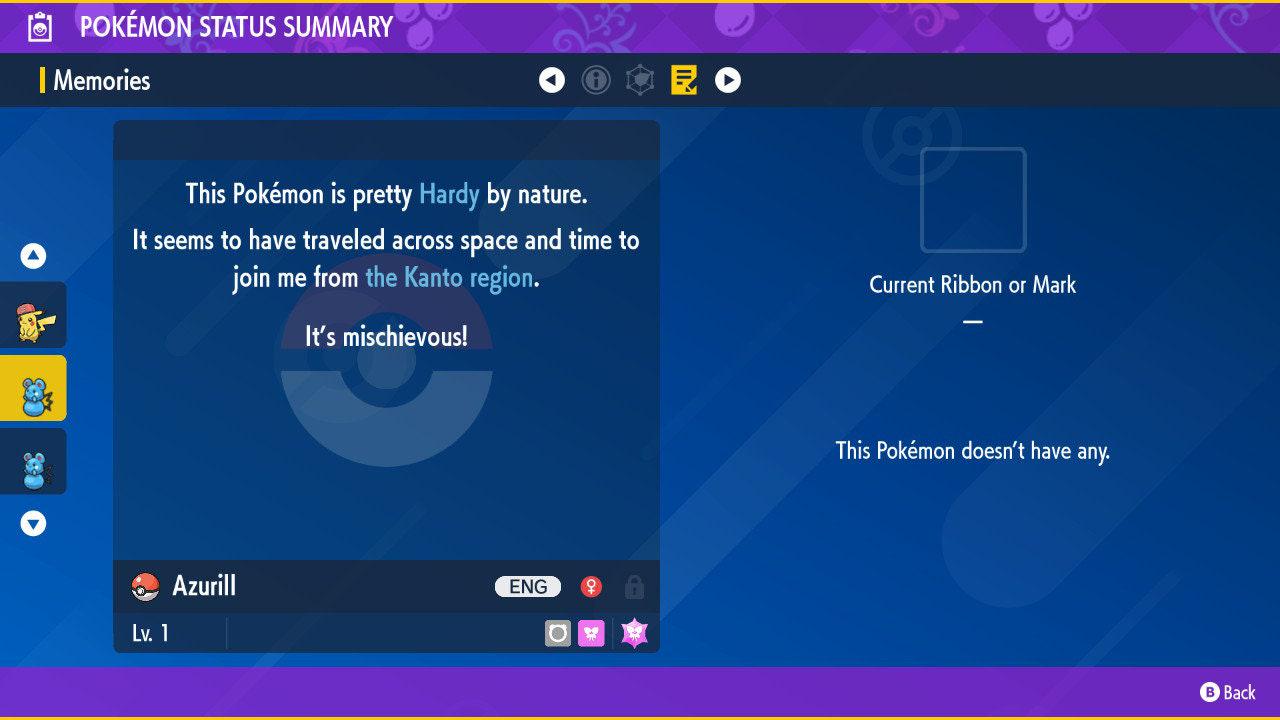 Shiny AZURILL Pokémon Scarlet Violet 6IV Competitive Battle Ready - Pokémon Scarlet & Violet digital Pokémon trade image 2