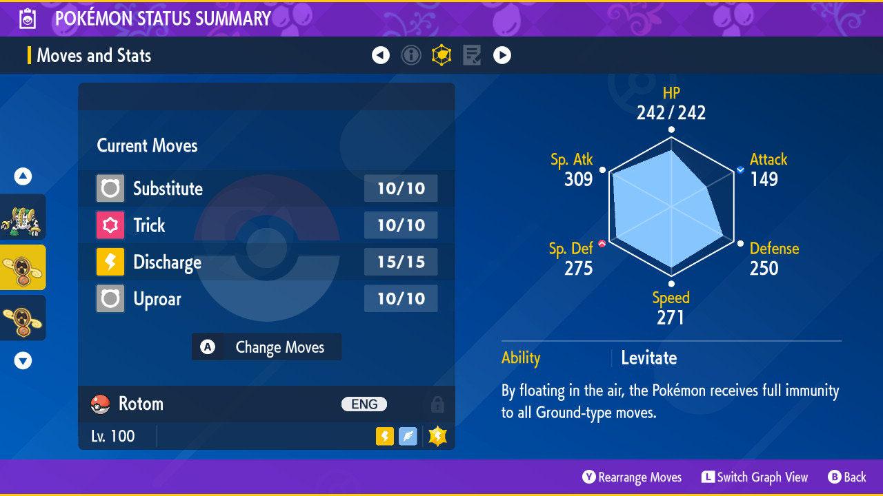 Shiny Fan ROTOM Pokémon Scarlet Violet 6IV Competitive Battle Ready - Pokémon Scarlet & Violet digital Pokémon trade image 2