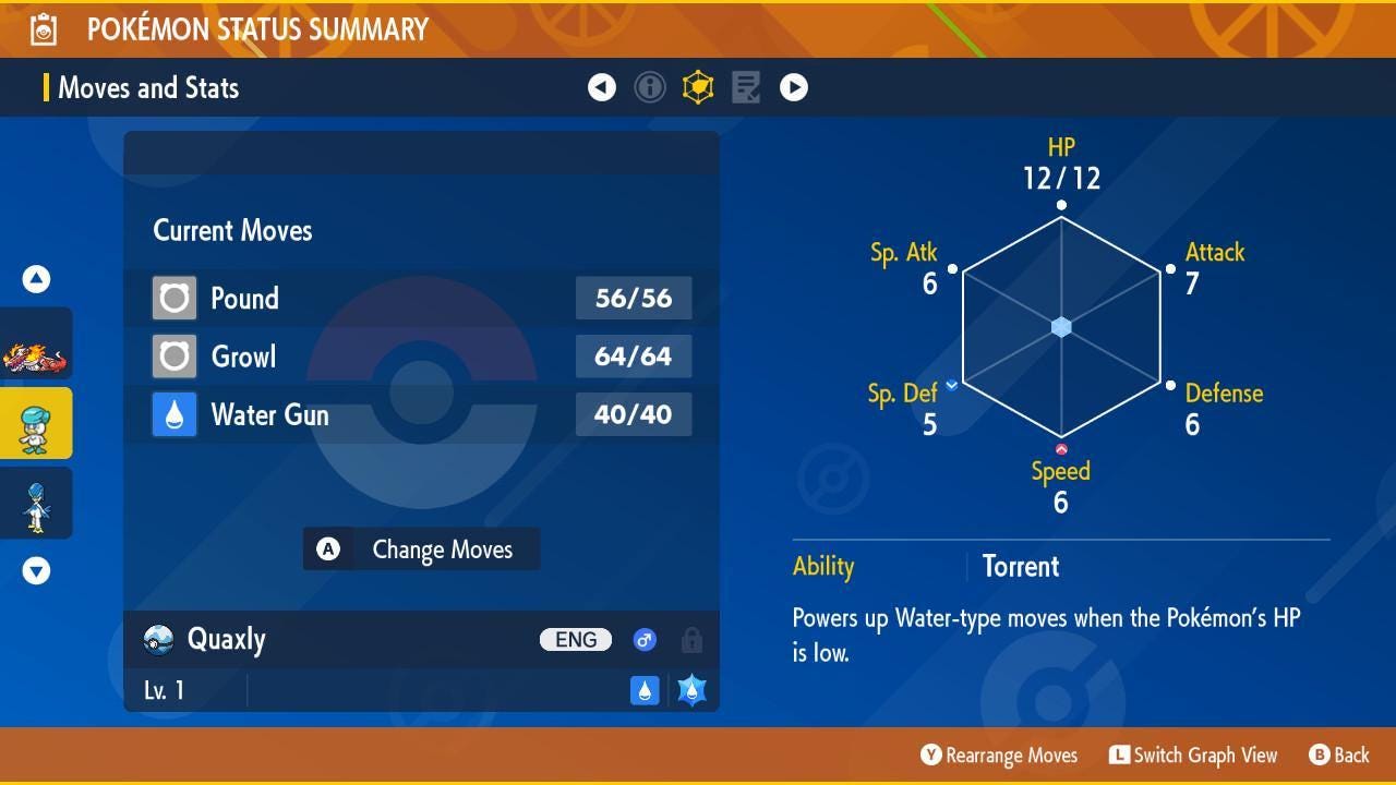 Shiny QUAXLY Pokémon Scarlet Violet 6IV Competitive Battle Ready - Pokémon Scarlet & Violet digital Pokémon trade image 2