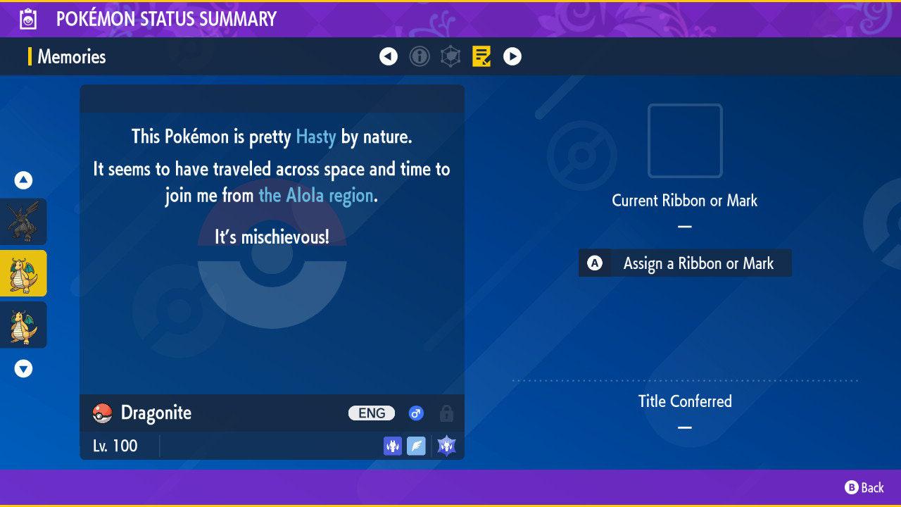 Shiny DRAGONITE Pokémon Scarlet Violet 6IV Competitive Battle Ready – image 3