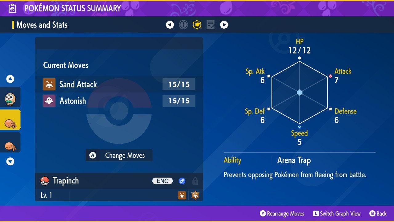 Shiny TRAPINCH Pokémon Scarlet Violet 6IV Competitive Battle Ready - Pokémon Scarlet & Violet digital Pokémon trade image 2