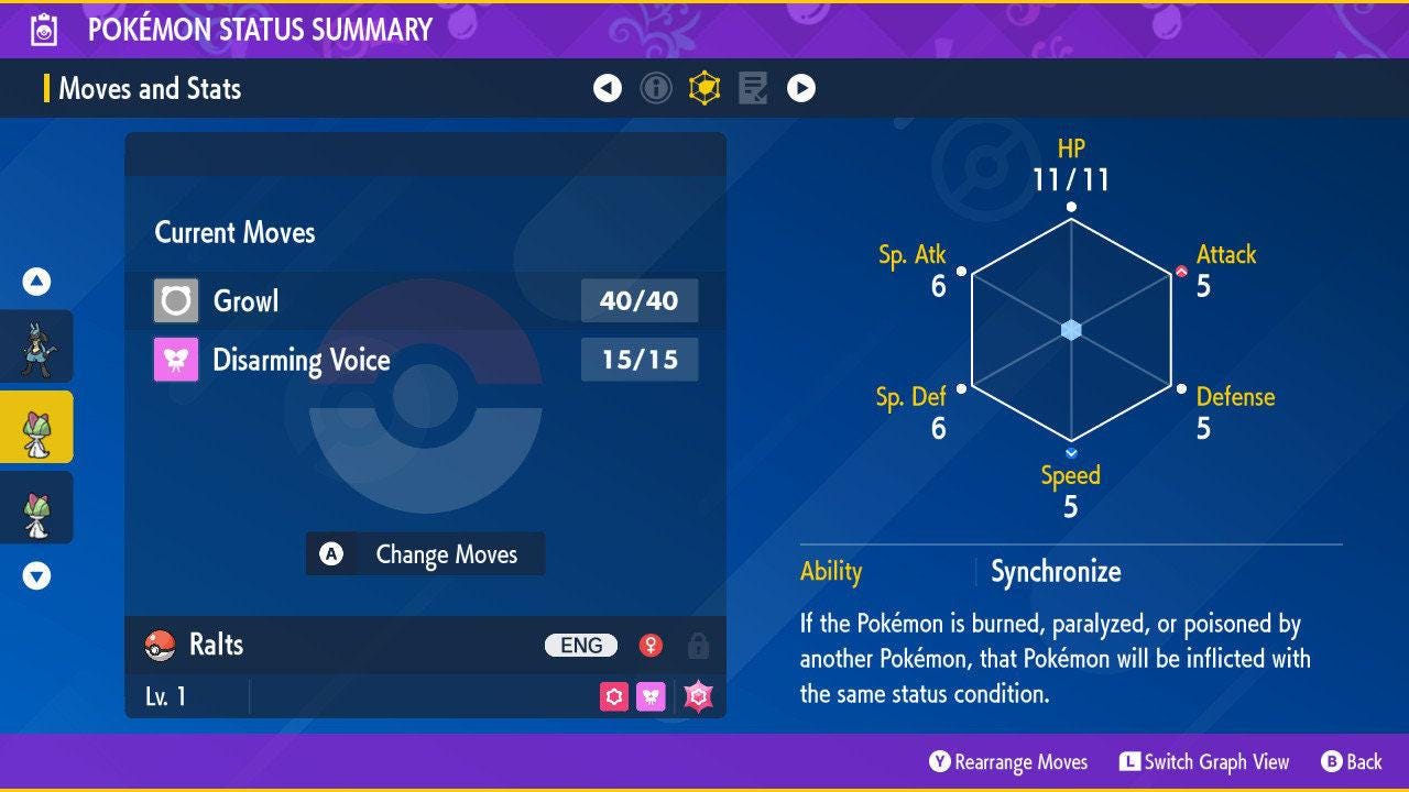 Shiny RALTS Pokémon Scarlet Violet 6IV Competitive Battle Ready - Pokémon Scarlet & Violet digital Pokémon trade image 2