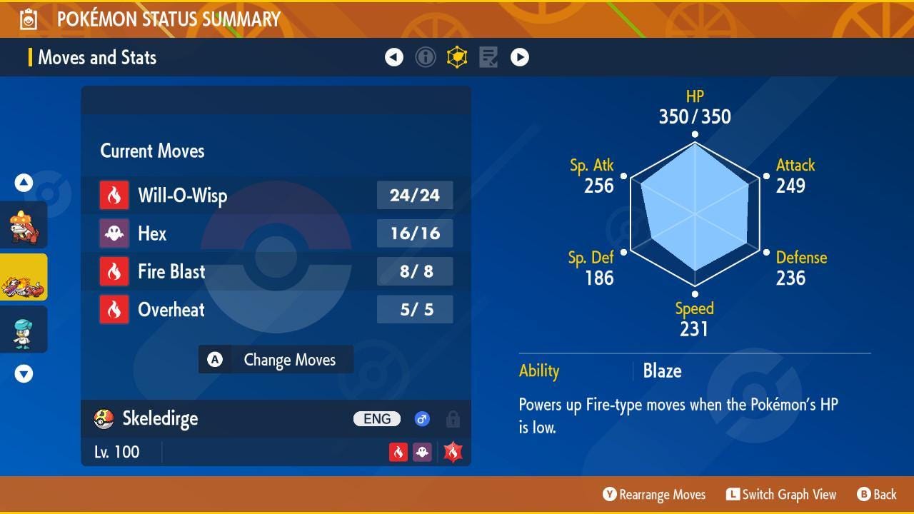 Shiny SKELEDIRGE Pokémon Scarlet Violet 6IV Competitive Battle Ready - Pokémon Scarlet & Violet digital Pokémon trade image 2