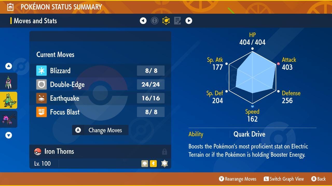 SHINY 6iv IRON THORNS Pokémon Scarlet and Violet 6IV Competitive Battle Ready - Pokémon Scarlet & Violet digital Pokémon