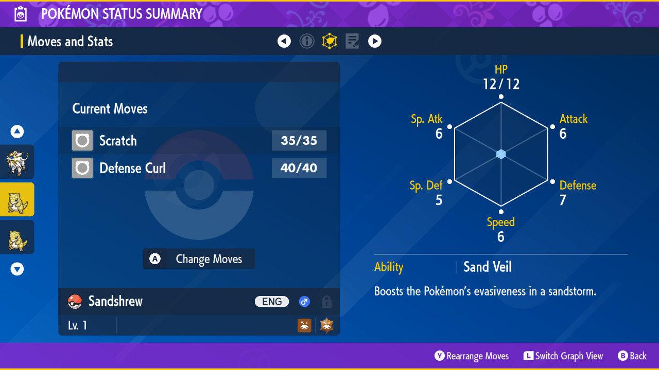 Shiny SANDSHREW Pokémon Scarlet Violet 6IV Competitive Battle Ready - Pokémon Scarlet & Violet digital Pokémon trade image 3