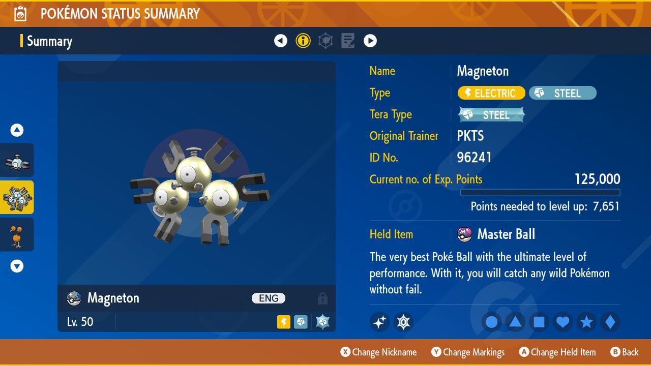Pokemon Scarlet and Violet Shiny MAGNETON 6IV Competitive Battle Ready - Pokémon Scarlet & Violet digital Pokémon trade image