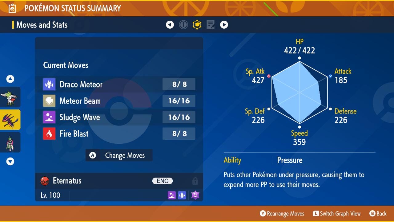 Shiny ETERNATUS Pokémon Scarlet Violet 6IV Competitive Battle Ready - Pokémon Scarlet & Violet digital Pokémon trade image 2