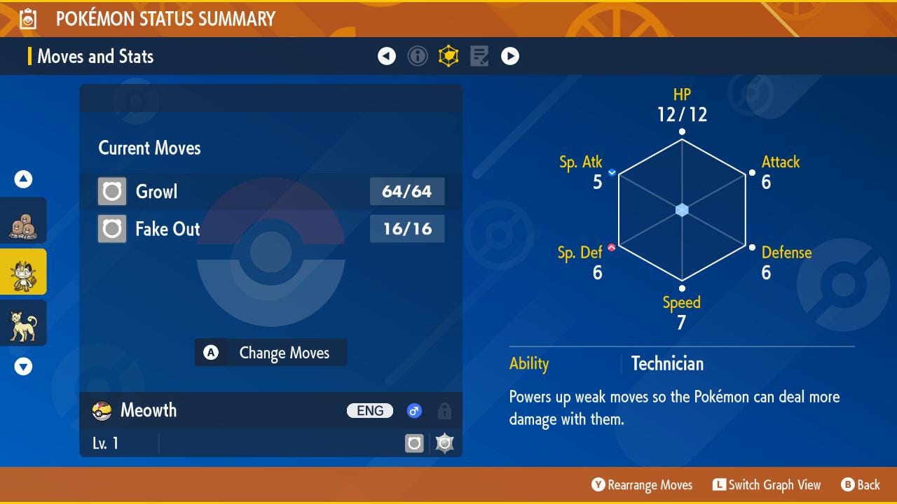 Pokemon Scarlet and Violet Shiny MEOWTH 6IV Competitive Battle Ready - Pokémon Scarlet & Violet digital Pokémon trade image 3