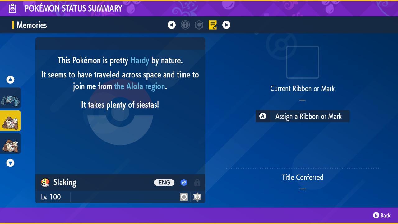 Shiny SLAKING Pokémon Scarlet Violet 6IV Competitive Battle Ready - Pokémon Scarlet & Violet digital Pokémon trade image 3