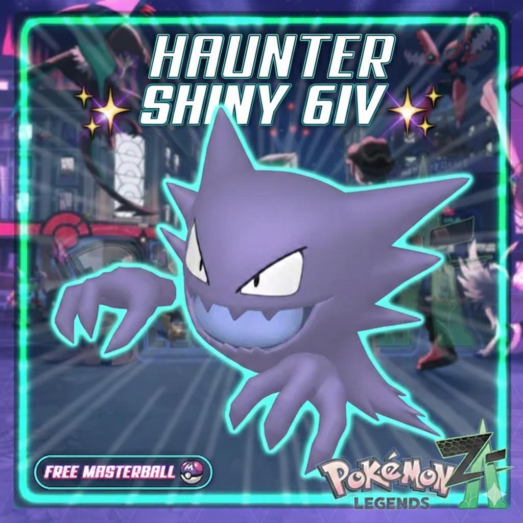 Shiny HAUNTER Pokémon Legends ZA 6IV Competitive Battle Ready - Pokémon Legends: Z-A digital Pokémon trade by PokeTradingShop