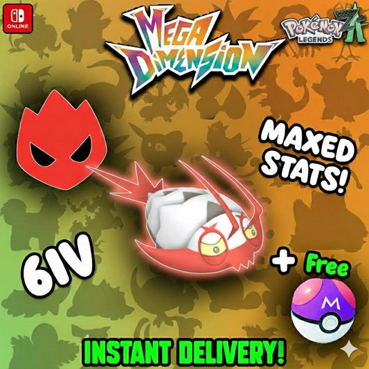 Shiny Alpha Wimpod Pokemon Legends Za Mega Dimension DLC 6IV Competitive Battle - Pokémon Legends: Z-A digital Pokémon trade