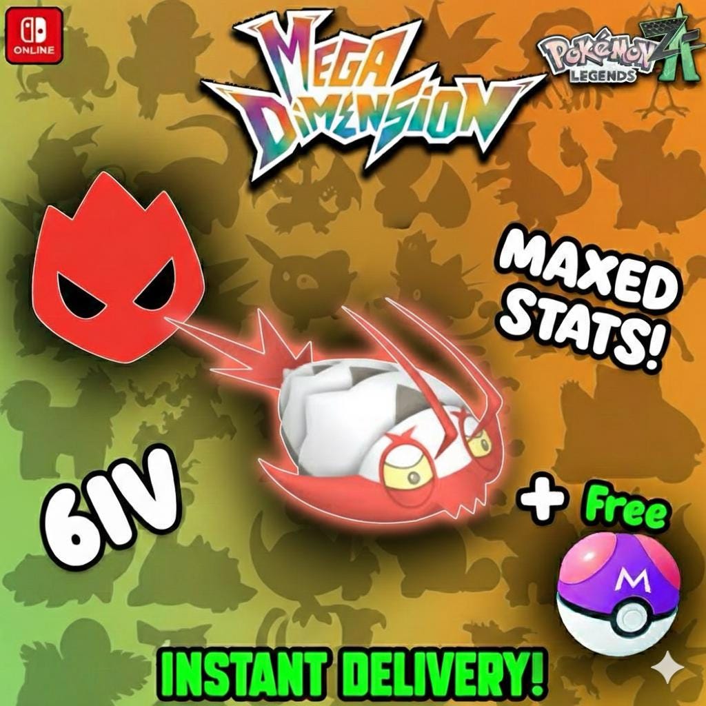 Shiny Alpha Wimpod Pokemon Legends Za Mega Dimension DLC 6IV Competitive Battle Ready
