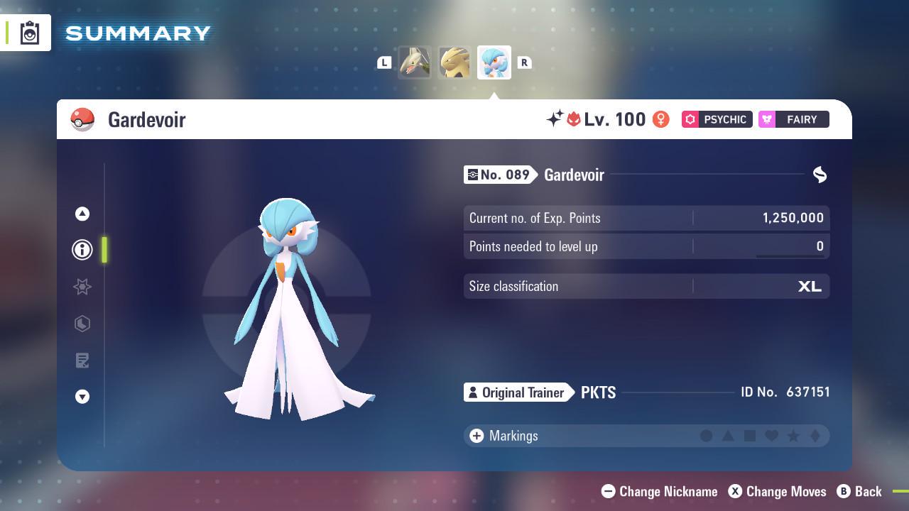 Shiny Alpha Gardevoir Pokémon Legends ZA 6IV Competitive Battle Ready - Pokémon Legends: Z-A digital Pokémon trade image 3