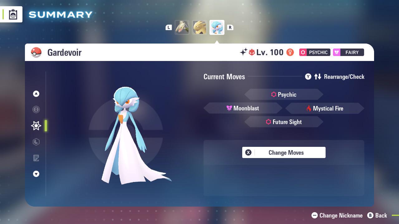Shiny Alpha Gardevoir Pokémon Legends ZA 6IV Competitive Battle Ready - Pokémon Legends: Z-A digital Pokémon trade image 4