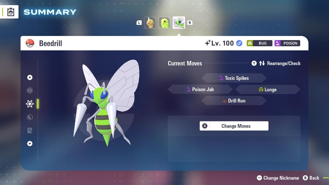 Shiny BEEDRILL Pokémon Legends ZA 6IV Competitive Battle Ready - Pokémon Legends: Z-A digital Pokémon trade image 3
