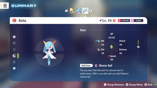 Shiny KIRLIA Pokémon Legends ZA 6IV Competitive Battle Ready - Pokémon Legends: Z-A digital Pokémon trade by PokeTradingShop