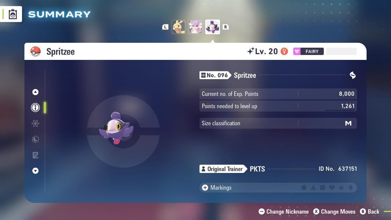 Shiny SPRITZEE Pokémon Legends ZA 6IV Competitive Battle Ready - Pokémon Legends: Z-A digital Pokémon trade image 3