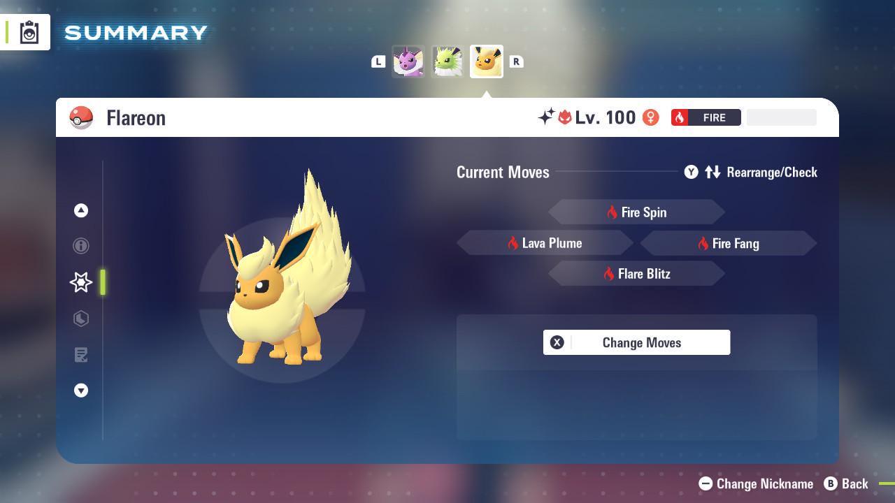 Shiny Alpha Flareon Pokémon Legends ZA 6IV Competitive Battle Ready - Pokémon Legends: Z-A digital Pokémon trade image 4