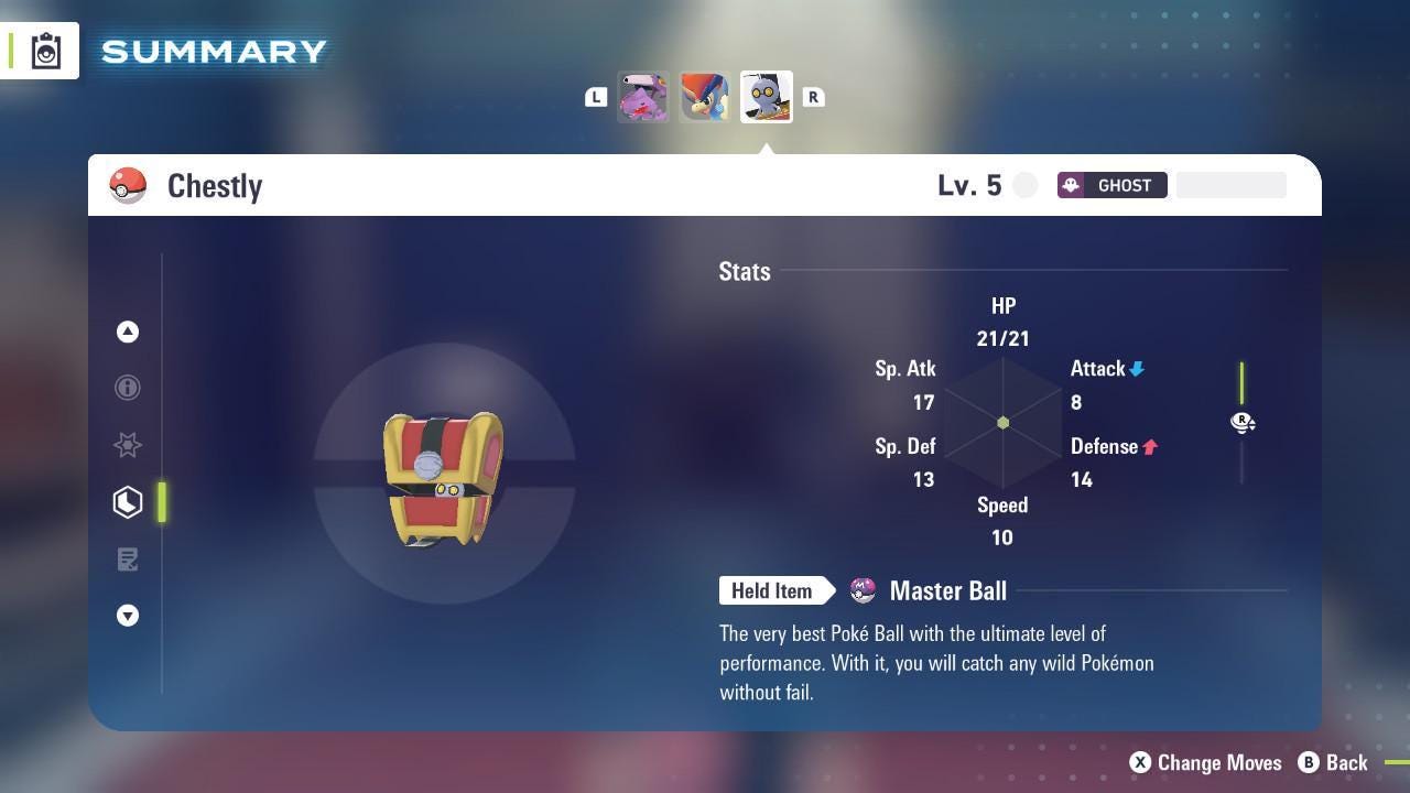 Non Shiny 6IV Chestly Pokemon Legends Za Mega Dimension DLC 6IV Competitive Battle - Pokémon Legends: Z-A digital Pokémon