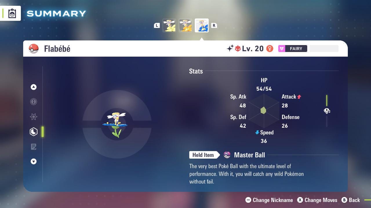 Shiny Alpha Blue Flabebe Pokémon Legends ZA 6IV Competitive Battle Ready - Pokémon Legends: Z-A digital Pokémon trade by