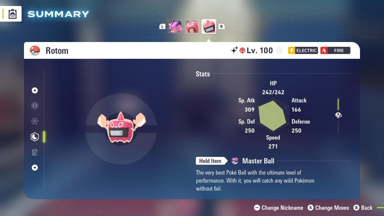 Shiny Alpha Heat Form Rotom Pokémon Legends ZA 6IV Competitive Battle Ready - Pokémon Legends: Z-A digital Pokémon trade