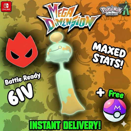 Shiny Alpha Chimecho Pokemon Legends Za Mega Dimension DLC 6IV Competitive Battle - Pokémon Legends: Z-A digital Pokémon