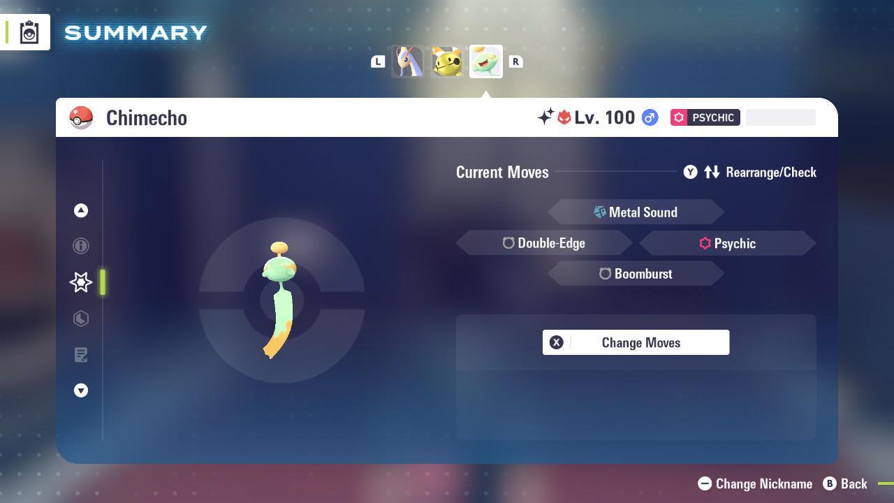Shiny Alpha Chimecho Pokemon Legends Za Mega Dimension DLC 6IV Competitive Battle - Pokémon Legends: Z-A digital Pokémon