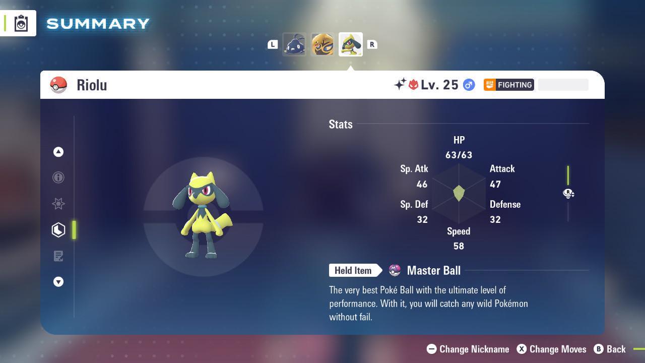 Shiny Alpha Riolu Pokémon Legends ZA 6IV Competitive Battle Ready - Pokémon Legends: Z-A digital Pokémon trade image 2