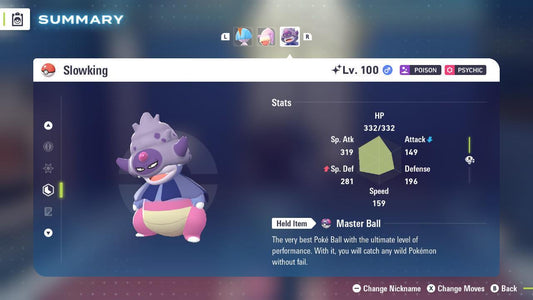 Pokemon Za Shiny 6IV GALARIAN SLOWKING Pokémon Legends ZA 6IV Competitive Battle - Pokémon Legends: Z-A digital Pokémon trade