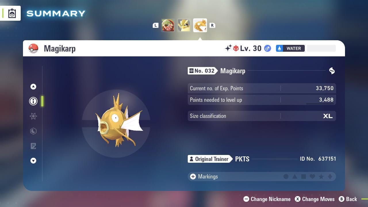 Shiny Alpha Magikarp Pokémon Legends ZA 6IV Competitive Battle Ready - Pokémon Legends: Z-A digital Pokémon trade image 3