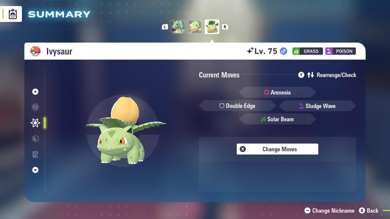 Shiny IVYSAUR Pokémon Legends ZA 6IV Competitive Battle Ready - Pokémon Legends: Z-A digital Pokémon trade image 3
