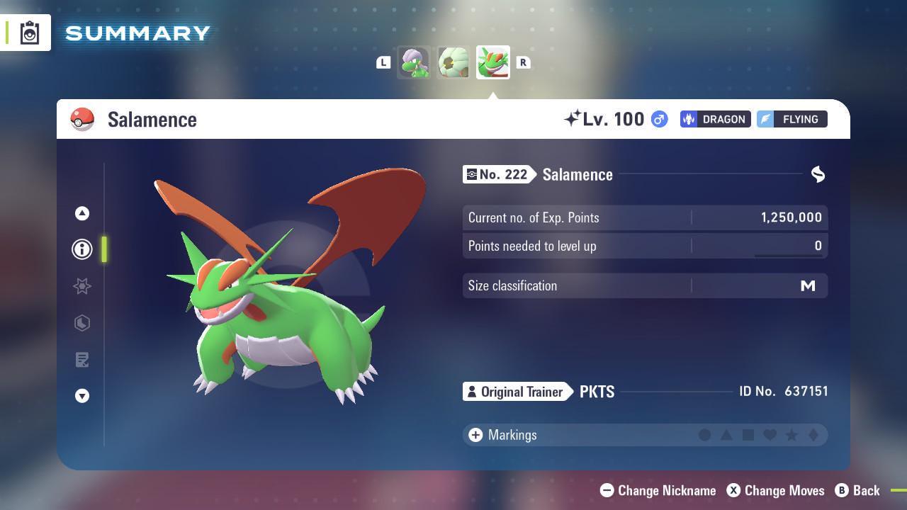 Shiny SALAMENCE Pokémon Legends ZA 6IV Competitive Battle Ready - Pokémon Legends: Z-A digital Pokémon trade image 2