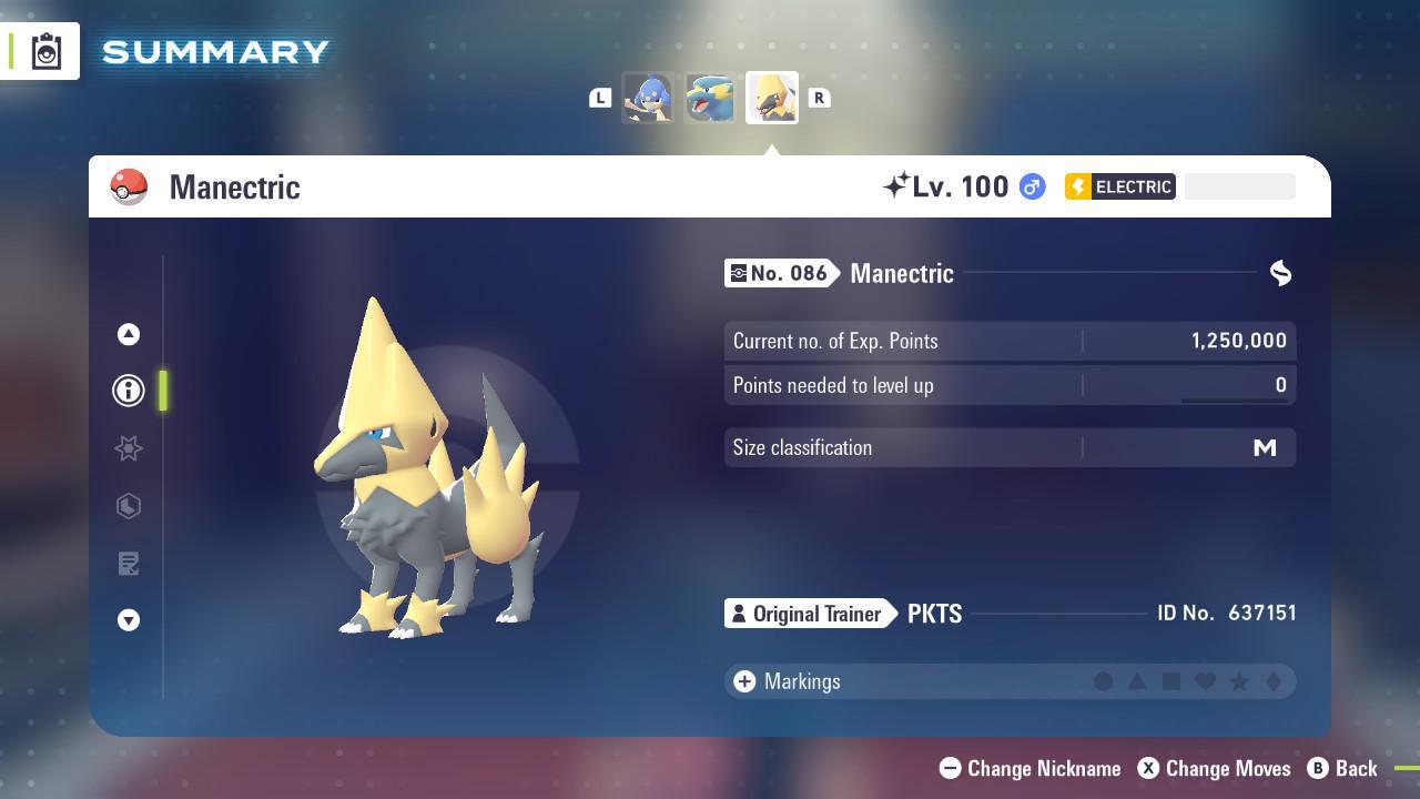 Shiny MANECTRIC Pokémon Legends ZA 6IV Competitive Battle Ready - Pokémon Legends: Z-A digital Pokémon trade image 2
