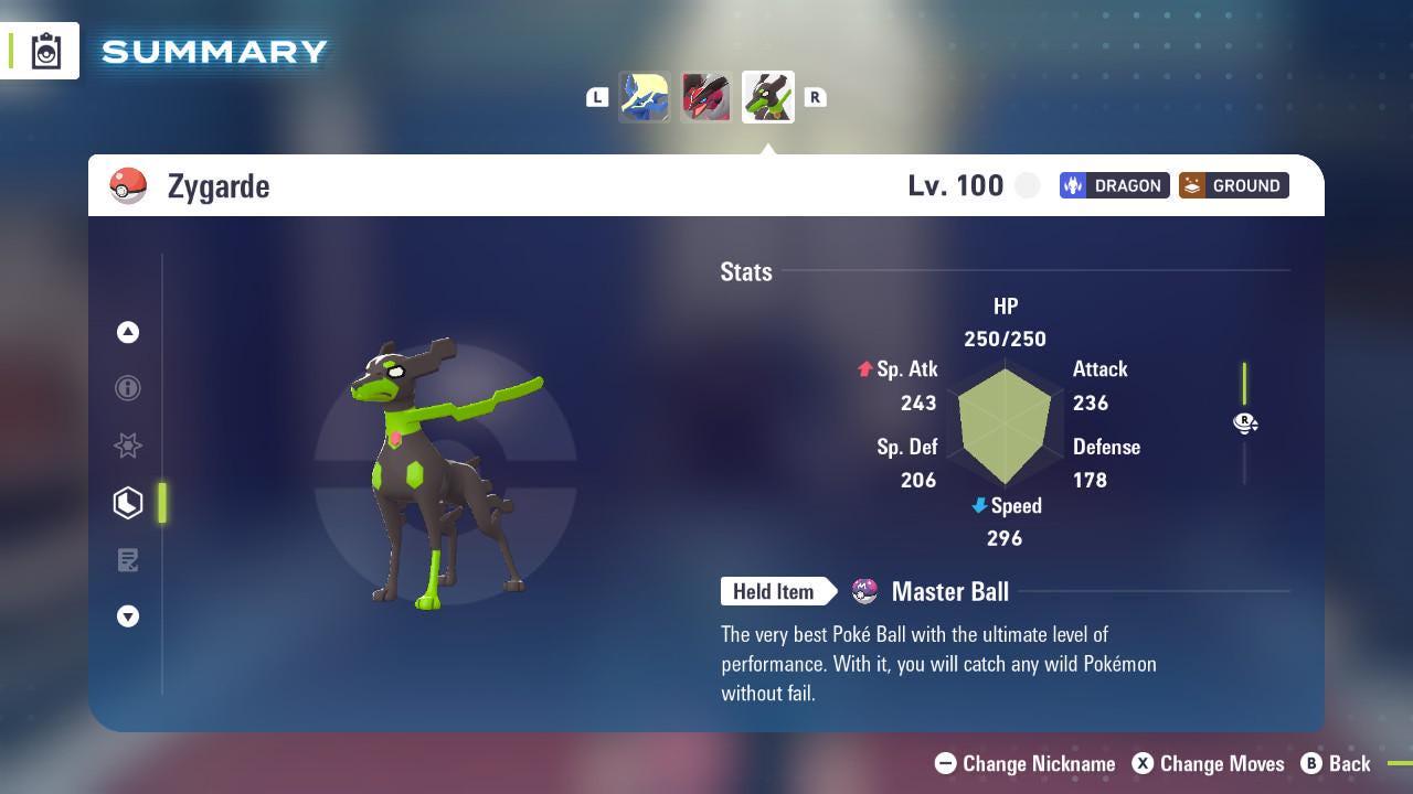 Pokemon Za Non Shiny 6IV 10% ZYGARDE Competitive Battle Ready - Pokémon Legends: Z-A digital Pokémon trade image 2