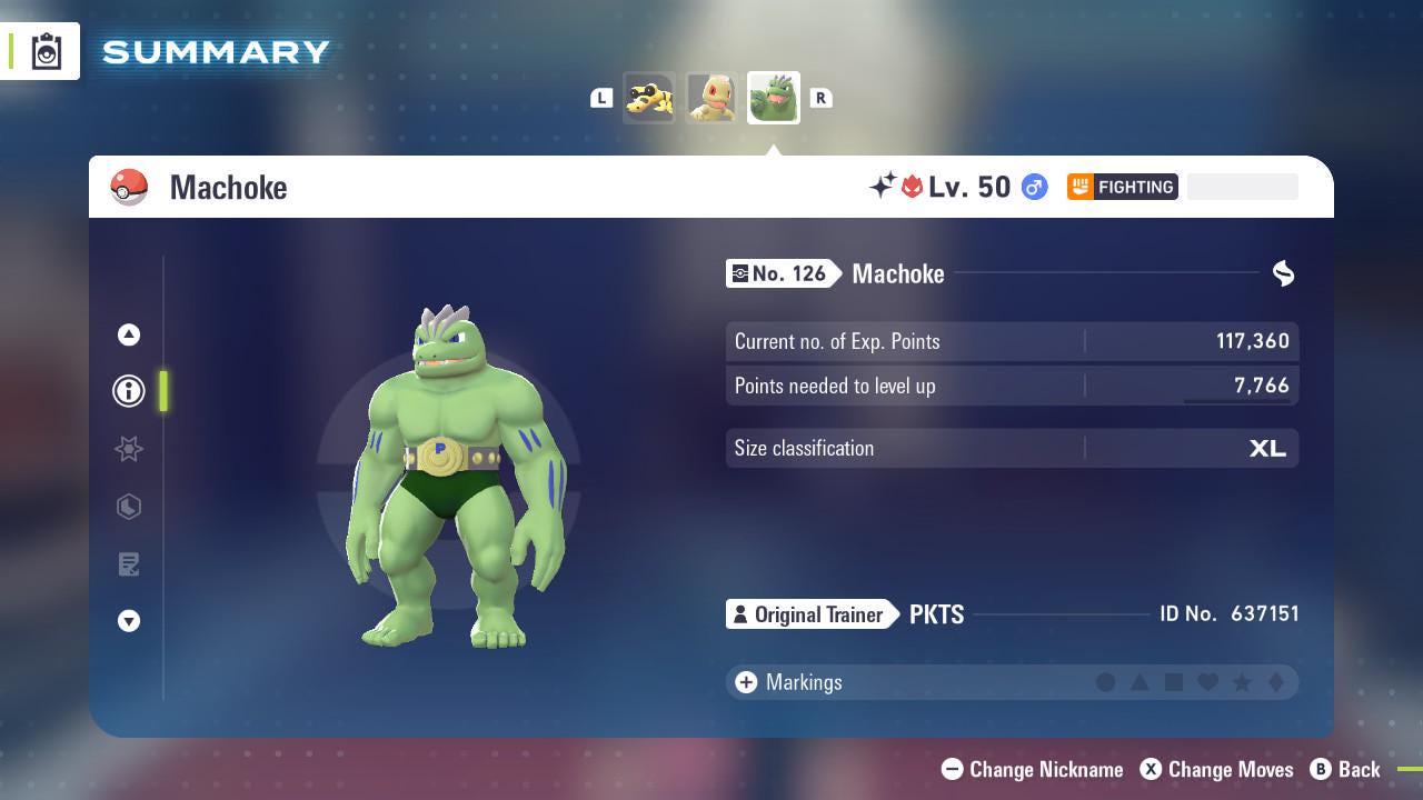 Shiny Alpha Machoke Pokémon Legends ZA 6IV Competitive Battle Ready - Pokémon Legends: Z-A digital Pokémon trade image 2