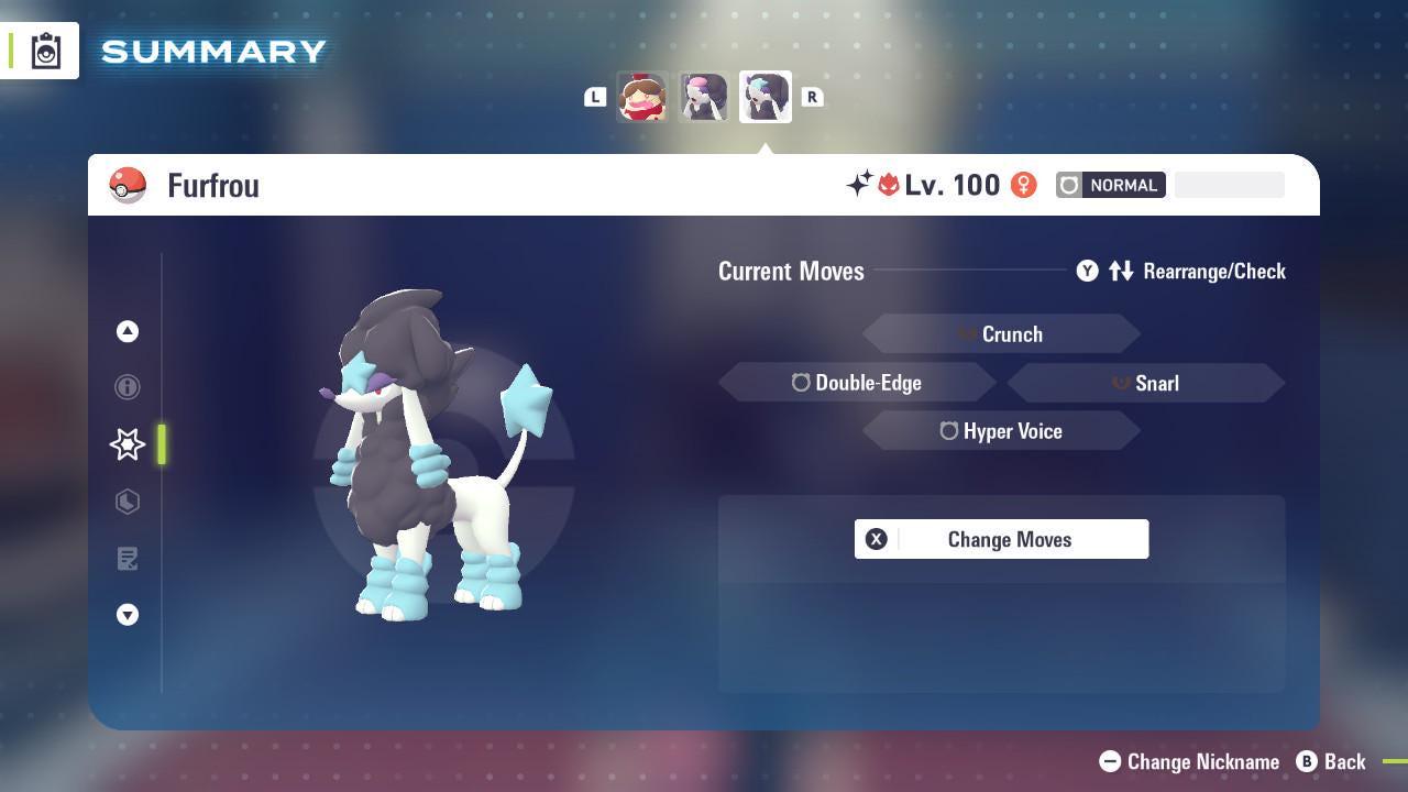 Shiny Alpha Star Furfrou Pokémon Legends ZA 6IV Competitive Battle Ready - Pokémon Legends: Z-A digital Pokémon trade image 3
