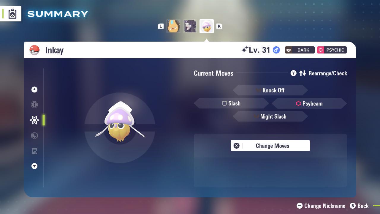 Shiny INKAY Pokémon Legends ZA 6IV Competitive Battle Ready - Pokémon Legends: Z-A digital Pokémon trade image 3